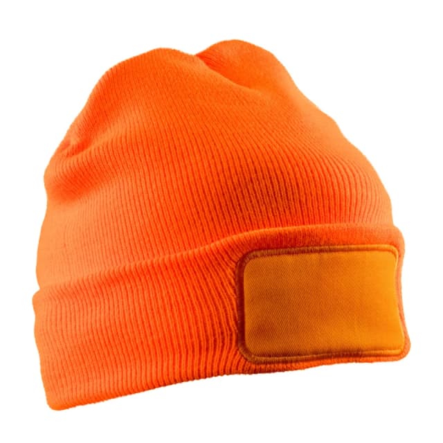 Result Result Men Thinsulate Printable Winter Beanie in Orange Orange One Size Male 5063425111770