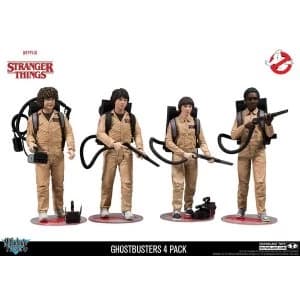 Ghostbusters Deluxe 4-Pack (Stranger Things) Action Figure