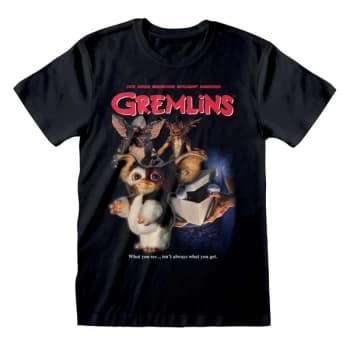 Gremlins - Homeage Style Unisex Medium T-Shirt - Black