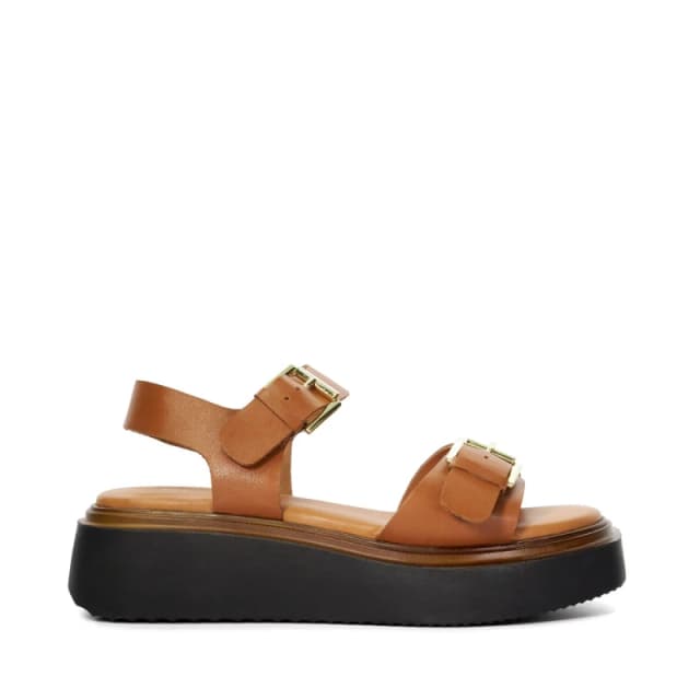 Dune London Lowdown Sandal Tan female 3 (36)