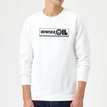 Nintendo Super Mario Bowser Oil Sweatshirt - White - S