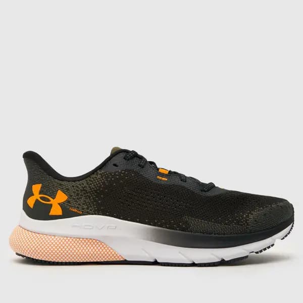 Under Armour hovr turbulence 2 trainers in Black & orange