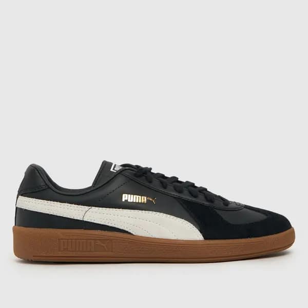Puma Black - White - Gum Army Trainers Black Female 7 213150UK