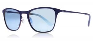 Ray-Ban Junior RJ9539S Sunglasses Rubber Blue/Red 257/55 48mm