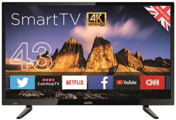 Cello 43" C4320RTS Smart 4K Ultra HD LED TV