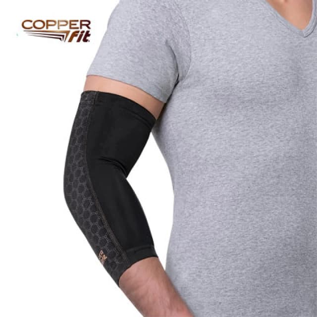 COPPER FIT Freedom Elbow Compression Sleeve - Large, Black 754502040940