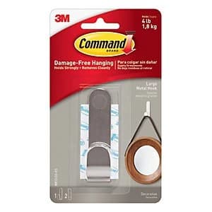 Command Large Modern Metal Hook