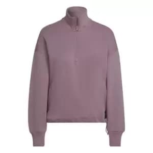 adidas 3 Bar Zip Top Womens - Pink
