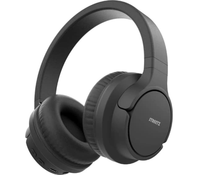 STREETZ BT510 Wireless Bluetooth Noise Cancelling Headphones - Black 7333048068132