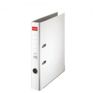 Esselte Essentials Lever Arch File A4 PP 50mm White PK25