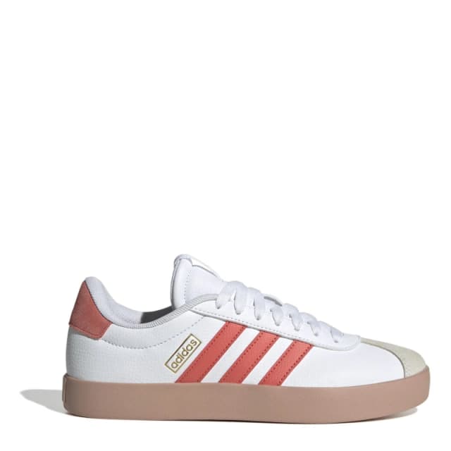 adidas VL Court 3.0 Womens wht/scrlt/gold female 4.5 (37.3)