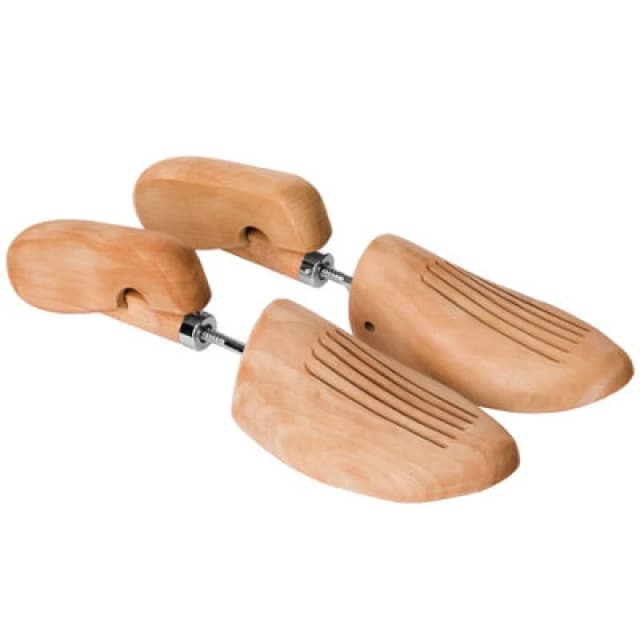 Tectake Shoe Stretcher Pair - Made Of Lotus Wood, For Womens And Mens Shoes 39-41 - Brown