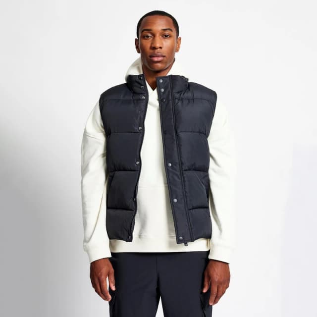 Madison Barclay Coney Quilted Vest - Black XS