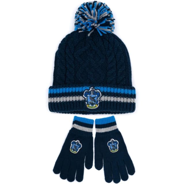 Harry Potter Beanie and Gloves Set Blue unisex