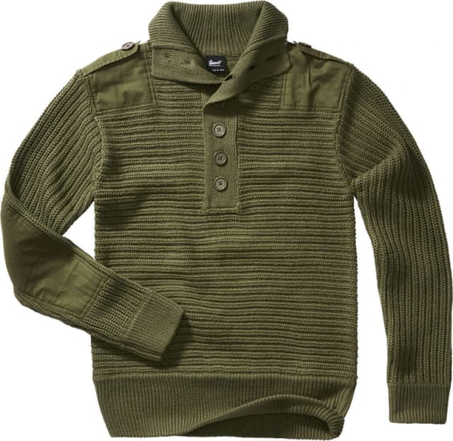 Brandit Alpin Pullover, green, Size 3XL for Men