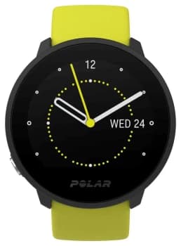 Polar Unite Lime Green Silicone Strap Black Case Watch