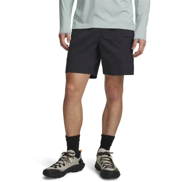 Under Armour Mens Exlor Cargo Walking Shorts Anthracite/Blk male S