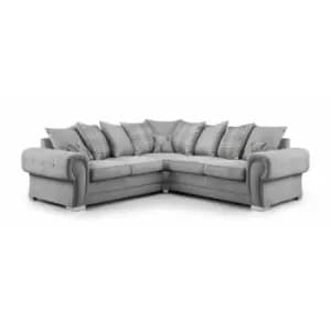 Victis Luxury Corner Sofa Scatterback 2C2 Grey