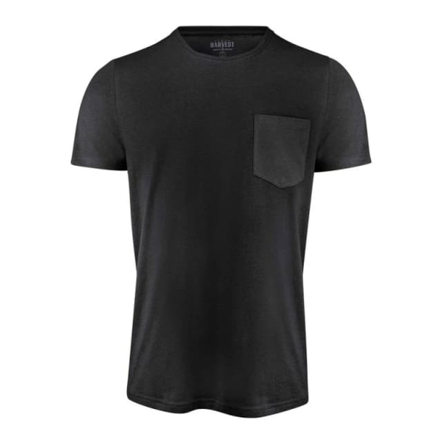 James Harvest Mens Walcott T-Shirt in Black Size: Small Black Male S