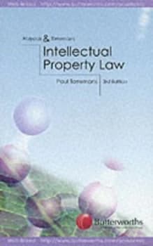 Holyoak and Torremans Intellectual Property Law by Paul Torremans and J. H Holyoak Paperback