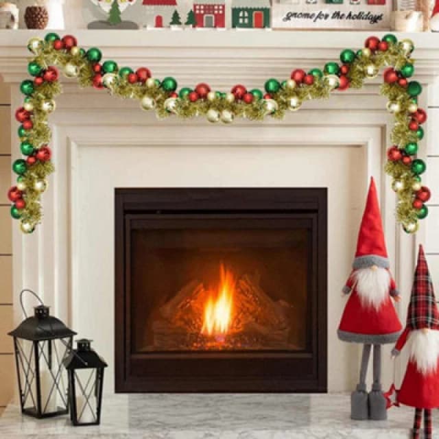 Vidaxl Christmas Ball Garland Multicolour 186cm Polystyrene