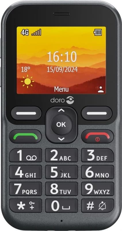 Doro Leva L10 Mobile Phone in Graphite