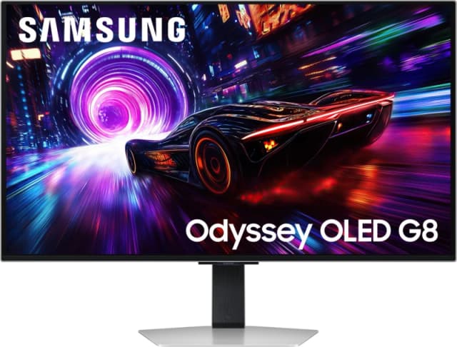 Samsung Odyssey OLED G81SF 32" 4K Ultra HD 240Hz OLED Gaming Monitor with FreeSync Premium Pro - Silver