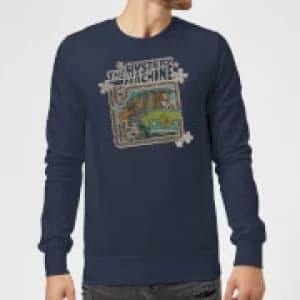 Scooby Doo Mystery Machine Psychedelic Sweatshirt - Navy - 3XL