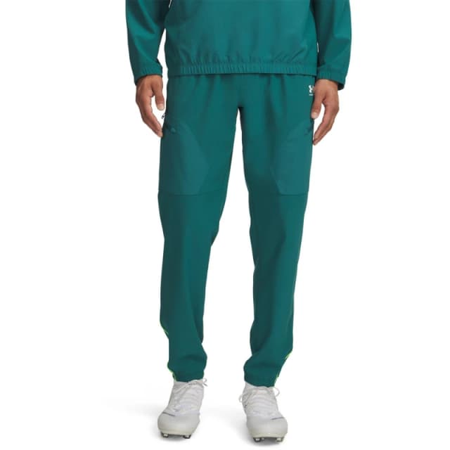 Under Armour Mens Performance Tracksuit Bottom Green/White male M