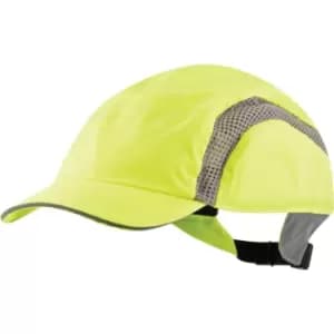 S38HVY Airpro Hi-vis Yellow Baseball Bump Cap