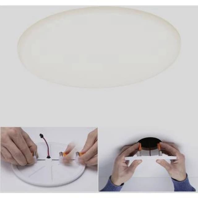 Paulmann Paulmann 92389 EB Panel Veluna VariFit LED recessed light LED (monochrome) 17 W Satin 92389