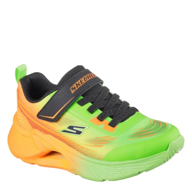 Skechers Kids Tidal Tech Runners Lime/Multi male C11 (28.5)