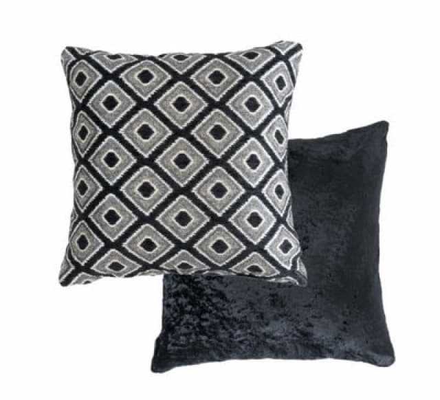 Nevada Cushion Cover In Black Black