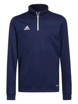 Adidas Youth Entrada 22 Training 1/2 Zip Top - Navy
