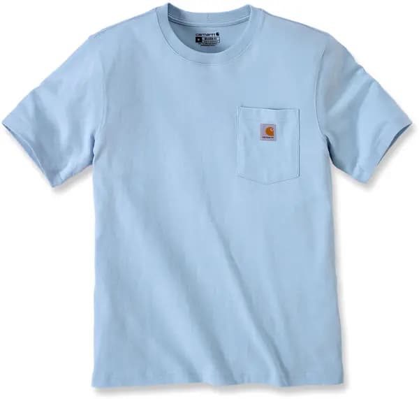 Carhartt Workwear K87 Pocket, t-shirt , color: Light Blue (Moonstone) , size: XXL