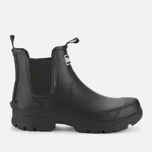 Barbour Mens Nimbus Rubber Chelsea Boots - Black - UK 8