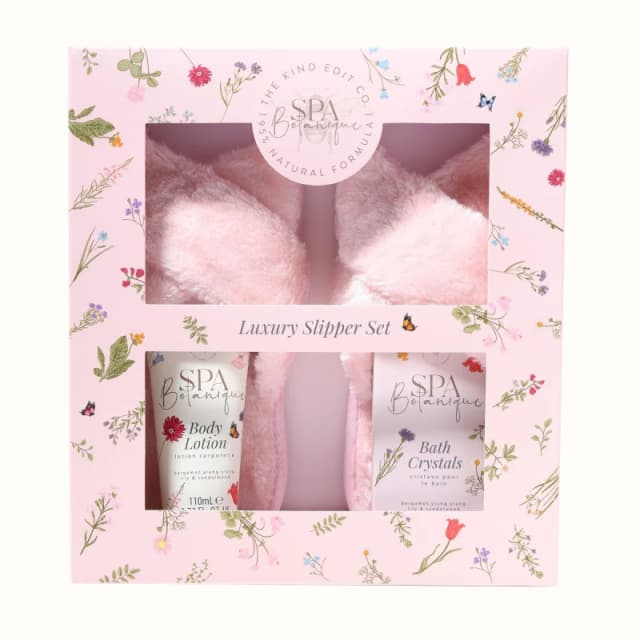 Be You Soft Slipper and Bath Set - Pink Pink One Size