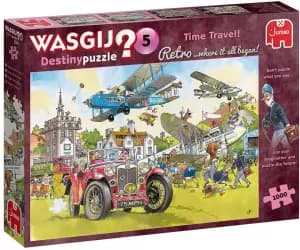 Jumbo Wasgij 5 Retro Time Travel - 1000 Piece Jigsaw
