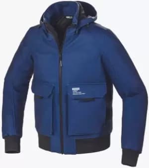 Spidi Metromover H2Out Motorcycle Textile Jacket, black-blue Size M black-blue, Size M