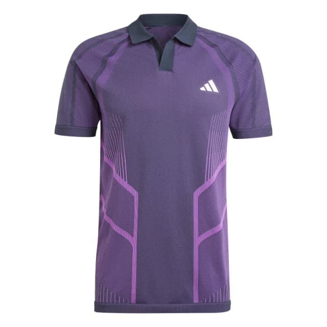 adidas Tennis Pro Seamless AEROREADY FreeLift Polo Shirt Mens Aurora Ink male XS