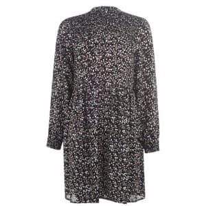 JDY Nikky Mini Dress - Small Leaf/Blk