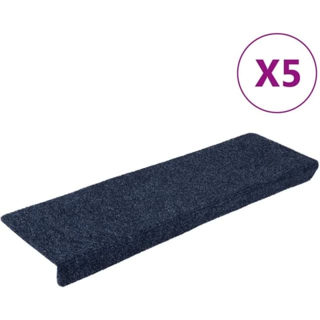 VIDAXL Stair Mats Self-adhesive 5 pcs 65x21x4cm Anthracite Rectangular Edge Vidaxl 8720286328385