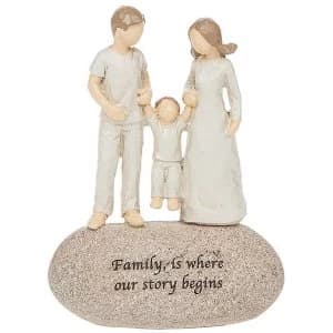 Dad Rocks Family Ornament