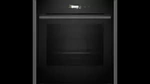 Neff B54CR71G0B N70 Slide and Hide Built-In Electric Single Oven Graphite Grey