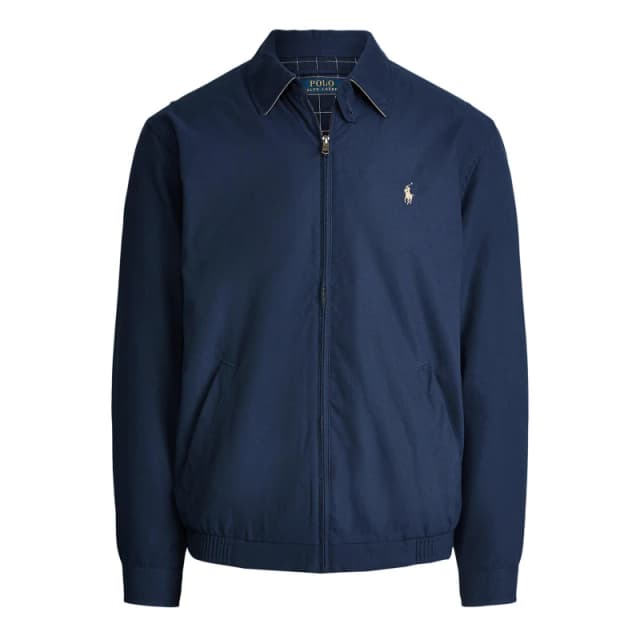 Polo Ralph Lauren Mens Bi-Swing Cotton Water Resistant Harrington Jacket French Navy male 2XL