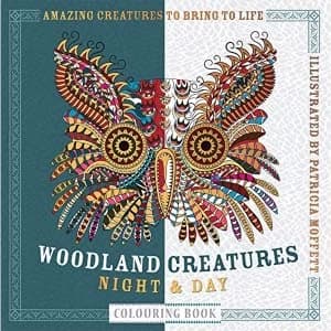 Woodland Creatures Night & Day Colouring Book by Carlton Books Ltd (Paperback, 2016)