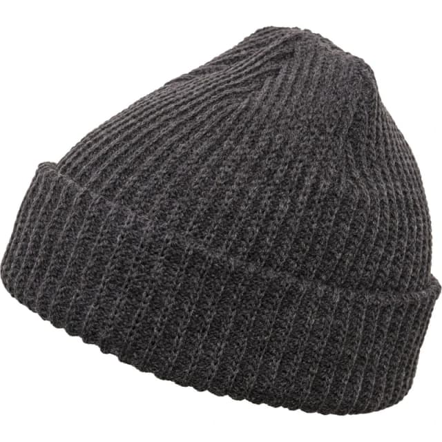 Flexfit by Yupoong Mens Rib Beanie in Charcoal Charcoal Male One Size