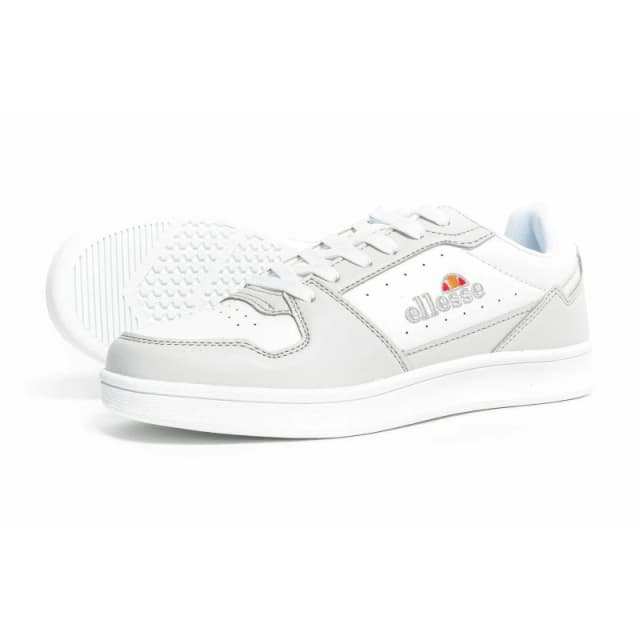 Ellesse Womens Nole Low-Top Trainers White/Grey female 3 (36)