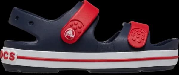 Crocs Kids Toddler Crocband Cruiser Sandals Navy / Varsity Red C5