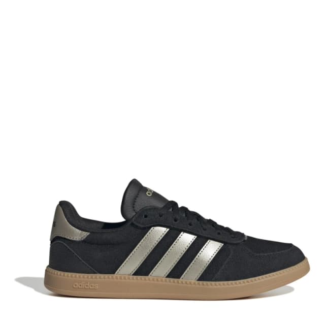 adidas Womens Breaknet Low-Top Trainers Black/Met/Gum female 8 (42)